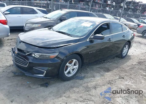 2017 Chevrolet Malibu Ls из США, поврежденный, VIN 1G1ZB5ST6HF101664